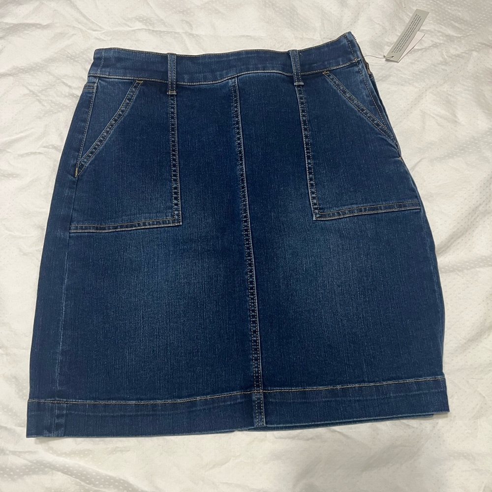 NWT: Talbots Jean skirt